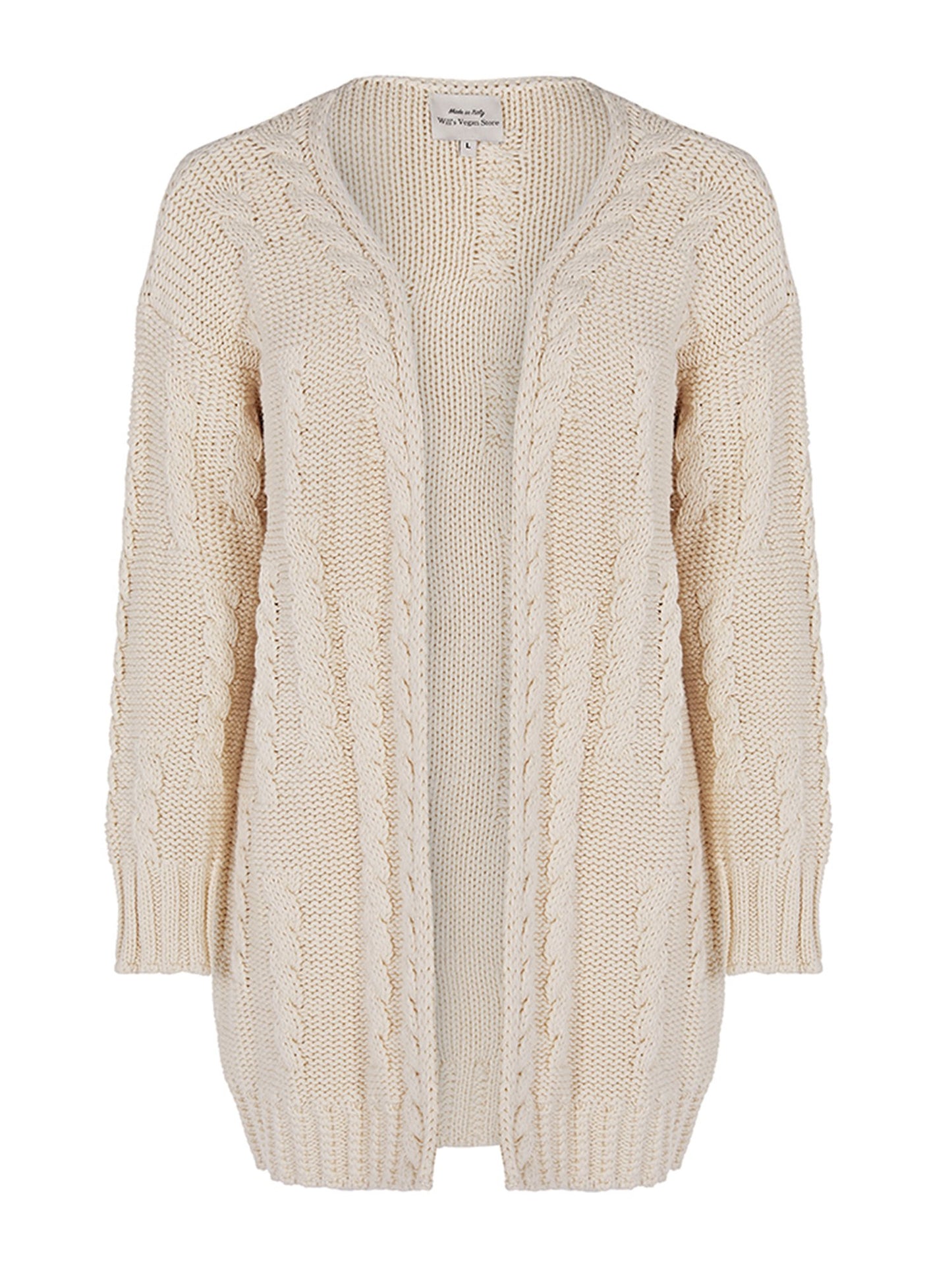 Recycelte Strickjacke aus Grobstrick | Will's Vegan Shop