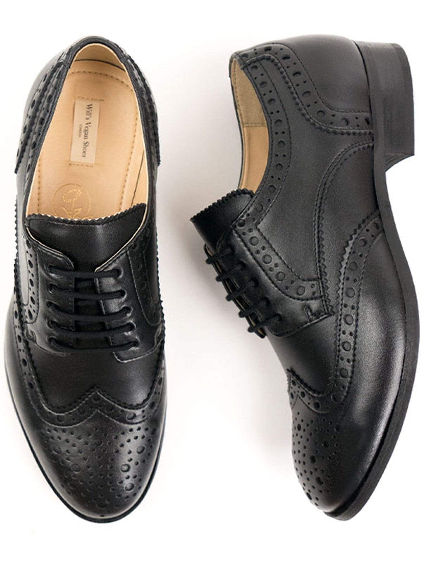 City Wingtip Brogue Oxfords | Will's Vegan Shop