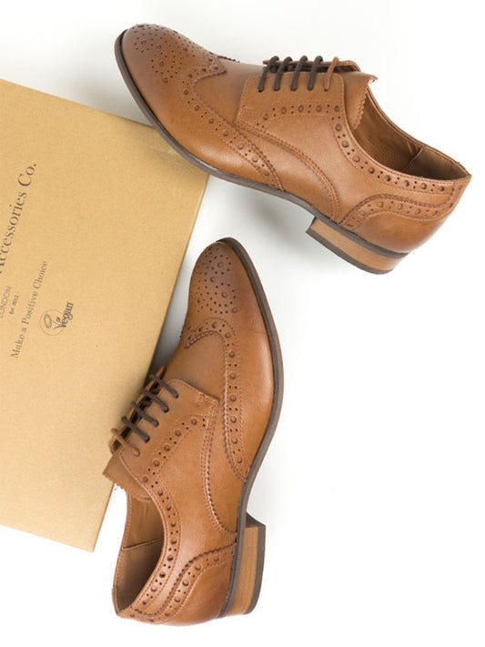 City Wingtip Brogue Oxfords | Vegane Schuhe