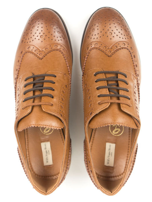 City Wingtip Brogue Oxfords | Vegane Schuhe
