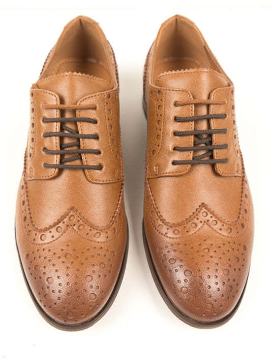 City Wingtip Brogue Oxfords | Vegane Schuhe
