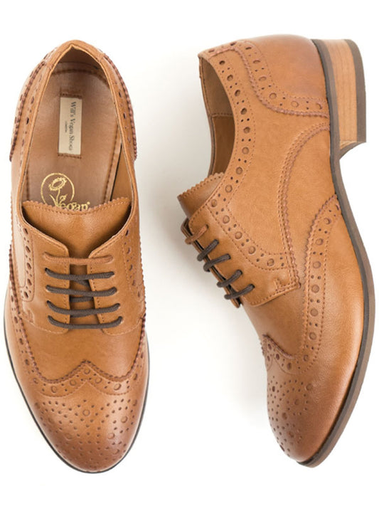 City Wingtip Brogue Oxfords | Vegane Schuhe