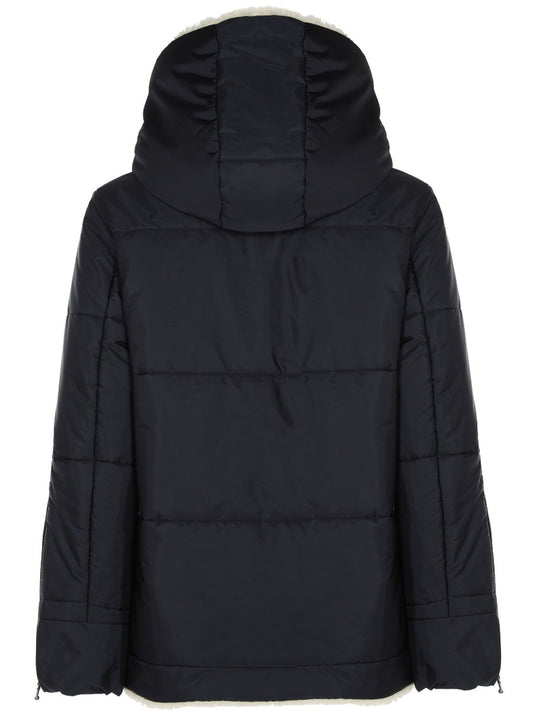 Recycelter Veganer Shearling-Pullover | Vegane Daunenjacken