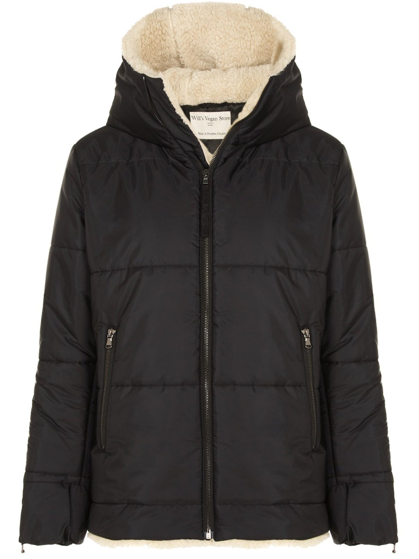 Recycelter Veganer Shearling-Pullover | Will's Vegan Shop