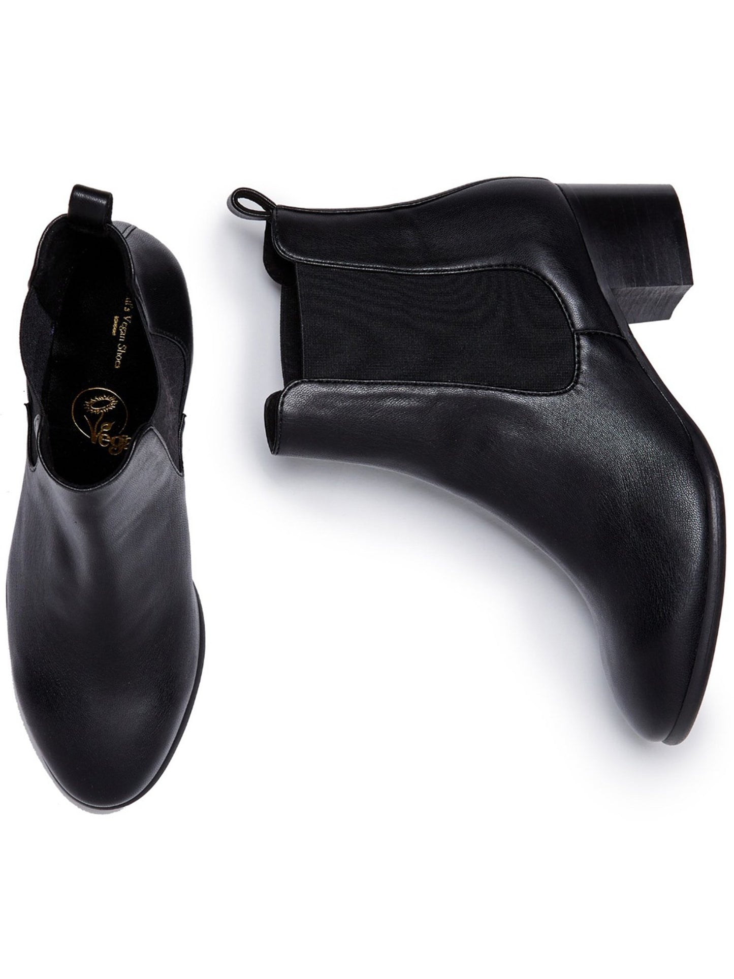 Chelsea-Stiefel mit mandelförmiger Spitze | Will's Vegan Shop