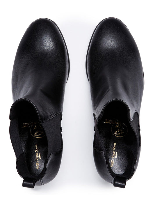 Chelsea-Stiefel mit mandelförmiger Spitze | Vegane Stiefel