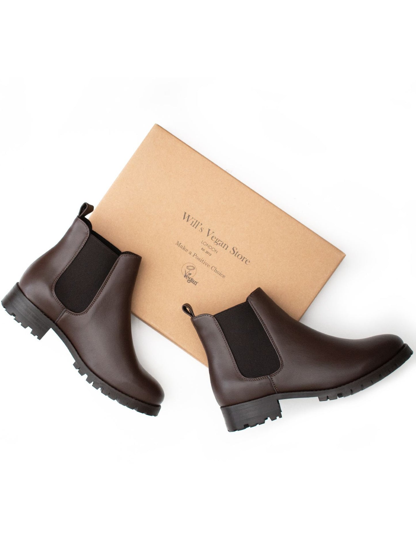 Luxe Chelsea-Stiefel mit tiefem Profil | Will's Vegan Shop
