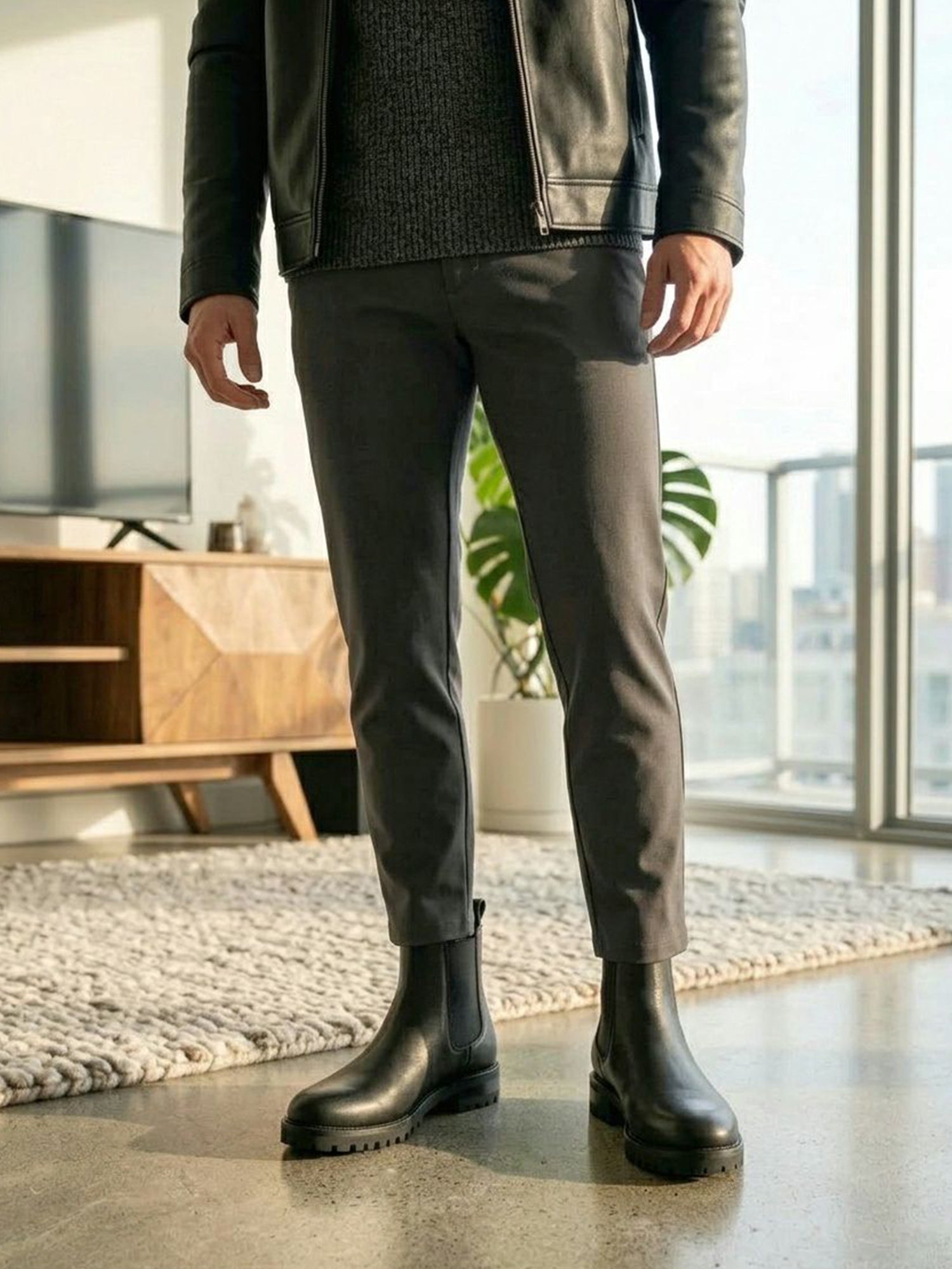 Luxe Deep Tread Chelsea-Stiefel