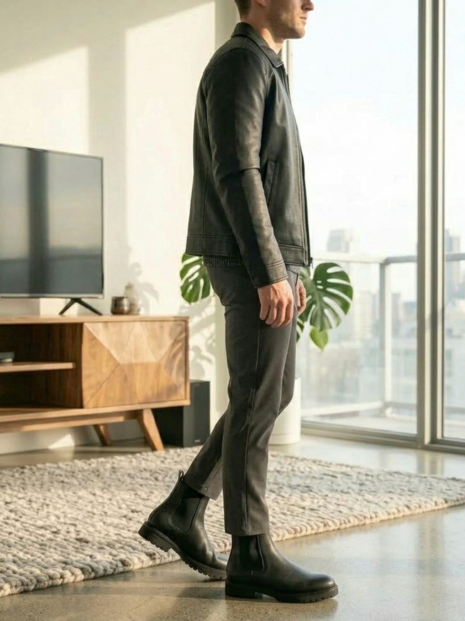 Luxe Deep Tread Chelsea-Stiefel