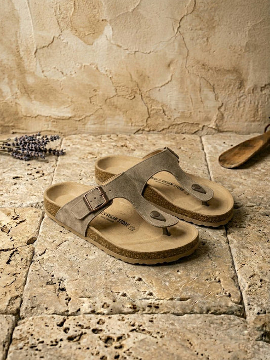 Zehensteg-Fußbett-Sandalen