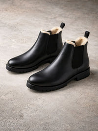 Luxe isolierte Chelsea-Stiefel mit tiefem Profil