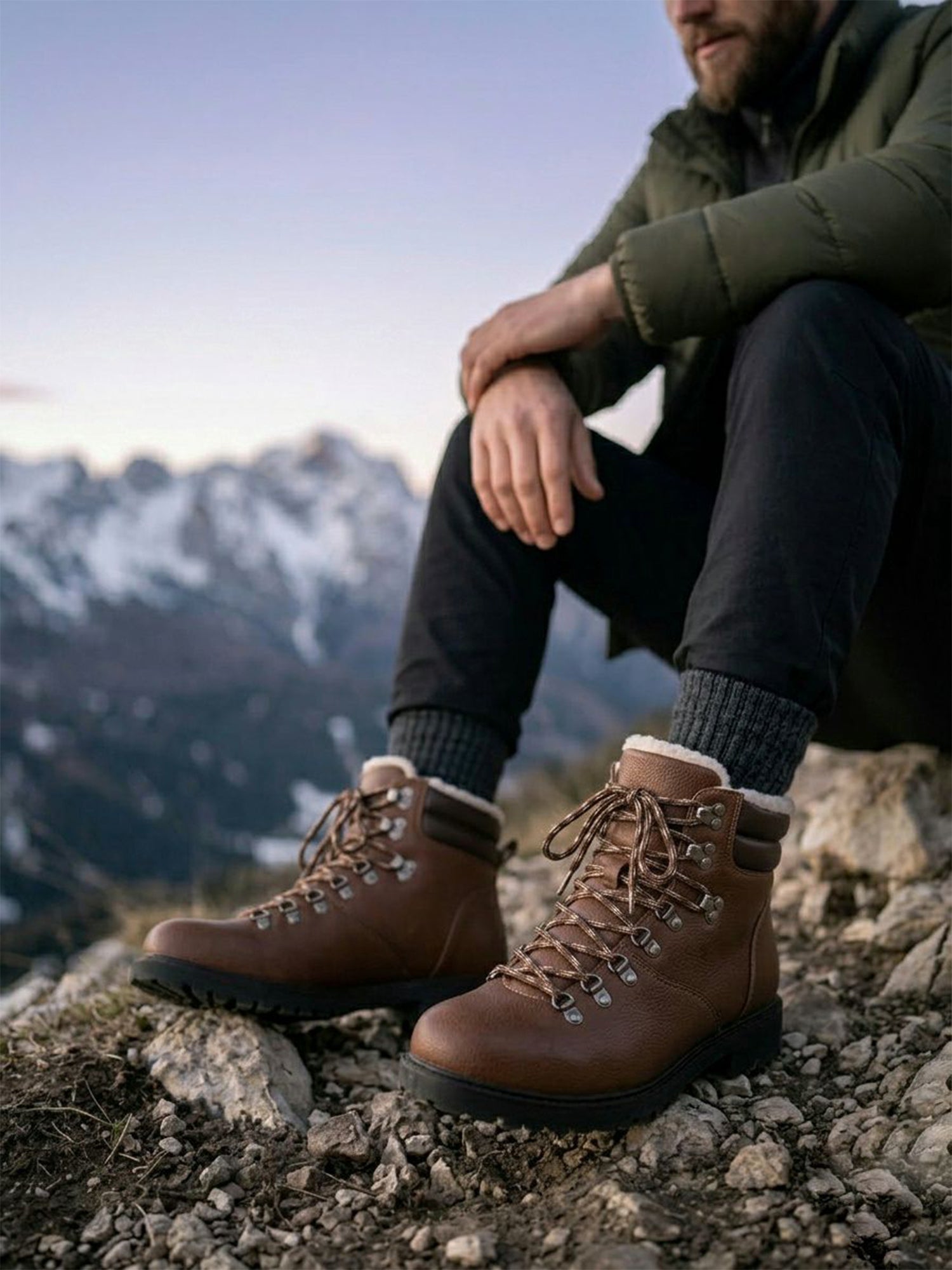 WVSport Isolierte Wasserdichte Alpine Trail-Wanderschuhe