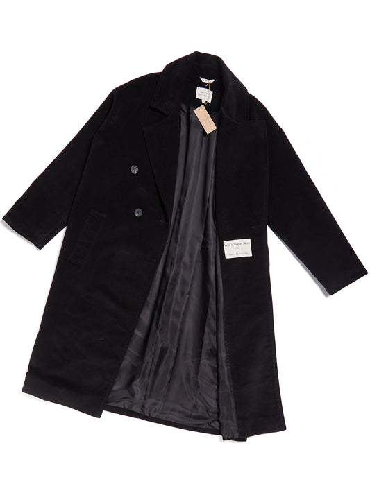 Zweireihiger Mantel aus veganer Wolle | Vegane Mäntel und Jacken