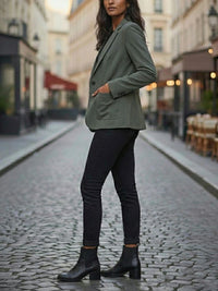 Blazer aus veganer Wolle