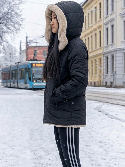 Recycelter Veganer Shearling-Pullover