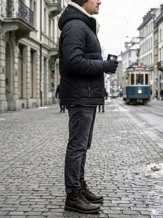 Recycelter Veganer Shearling-Pullover