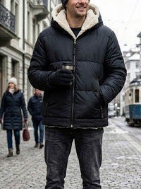 Recycelter Veganer Shearling-Pullover