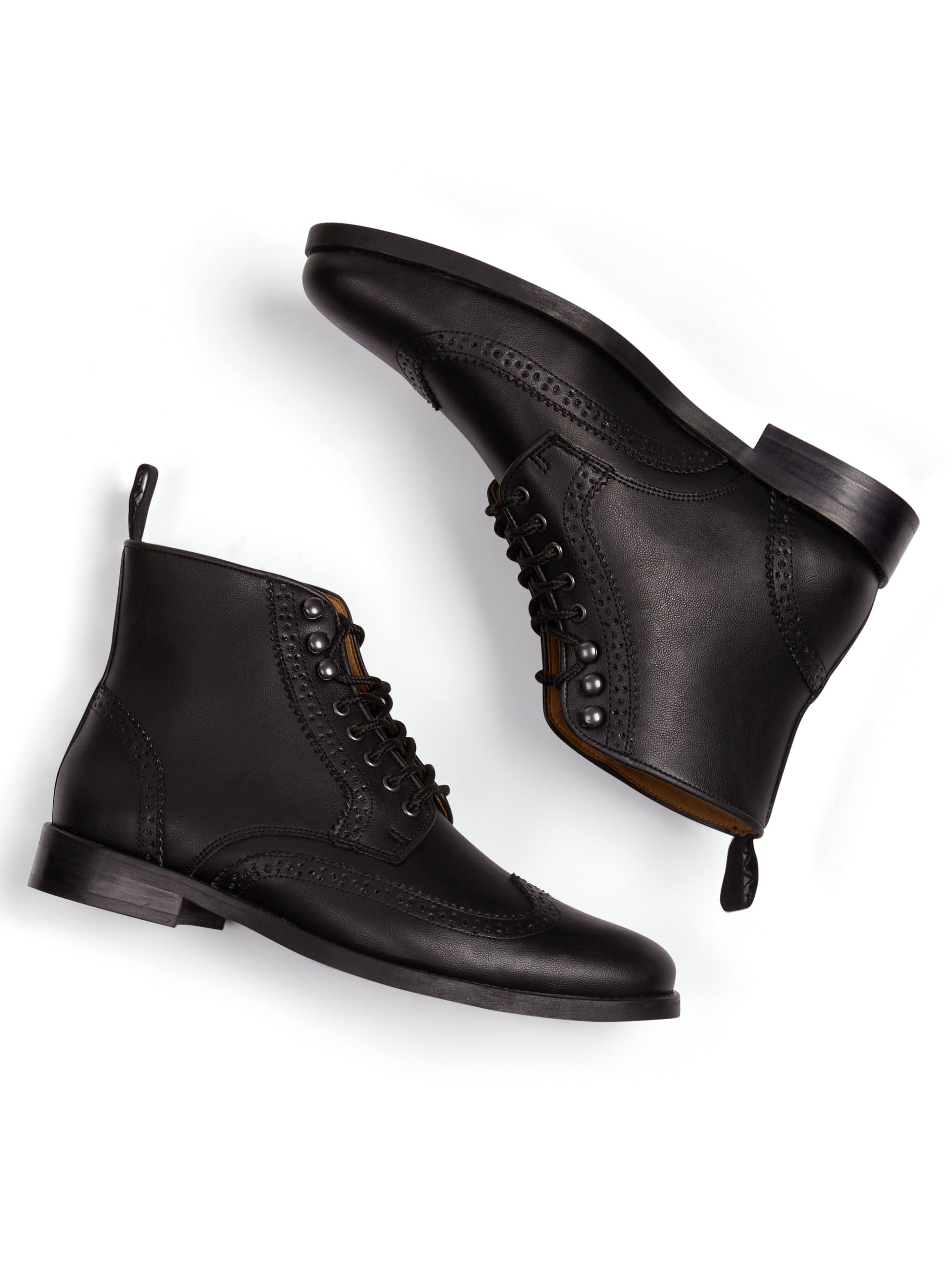 Vegan Men's Brogue Boots | Will's Vegan Store