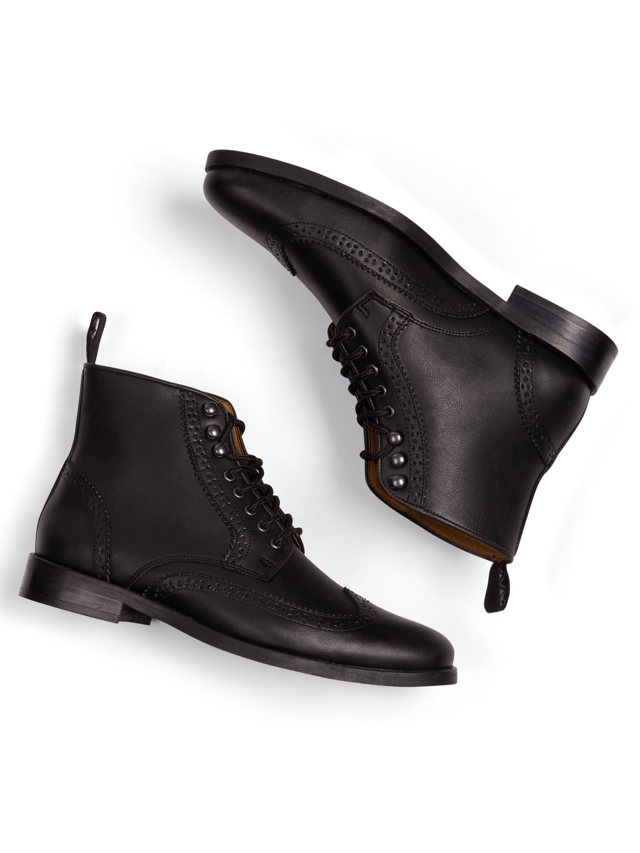 Vegan Men's Brogue Boots | Will's Vegan Store