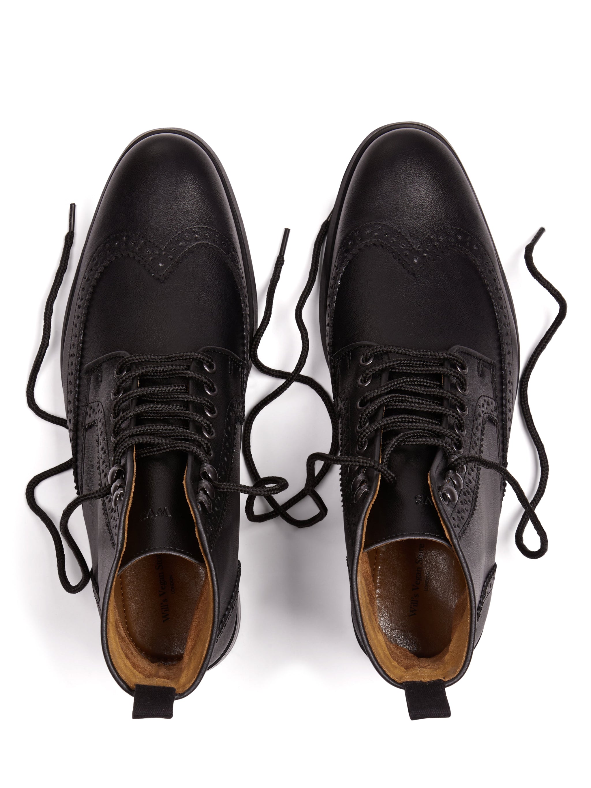 Vegan Men's Brogue Boots | Will's Vegan Store