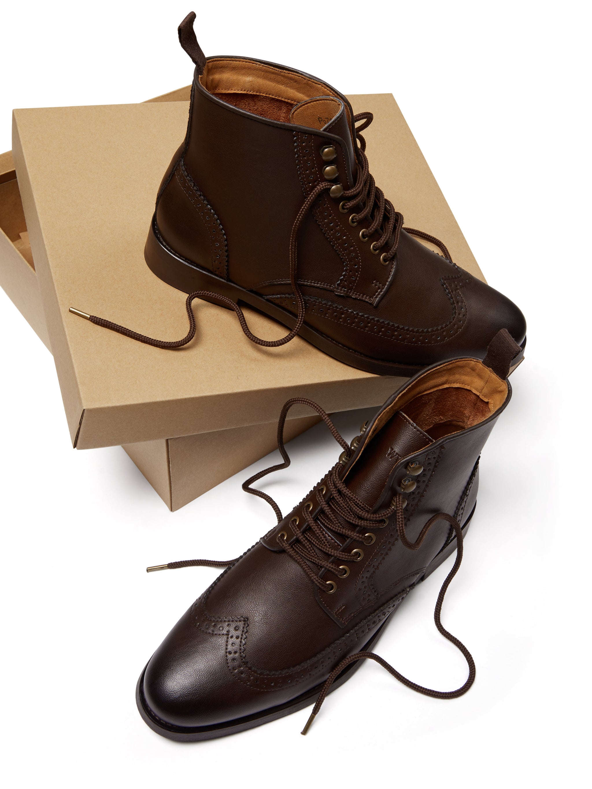 Vegan Men's Brogue Boots | Will's Vegan Store