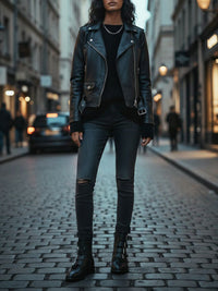 4-Riemen-Biker-Stiefel