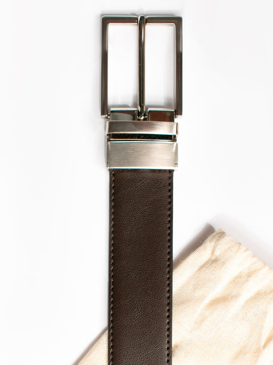 3,5 cm Gürtel mit Wendefunktion | Veganer Gürtel