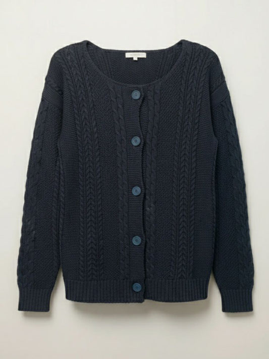 Strickjacke mit Knopfleiste | Vegane Strickwaren