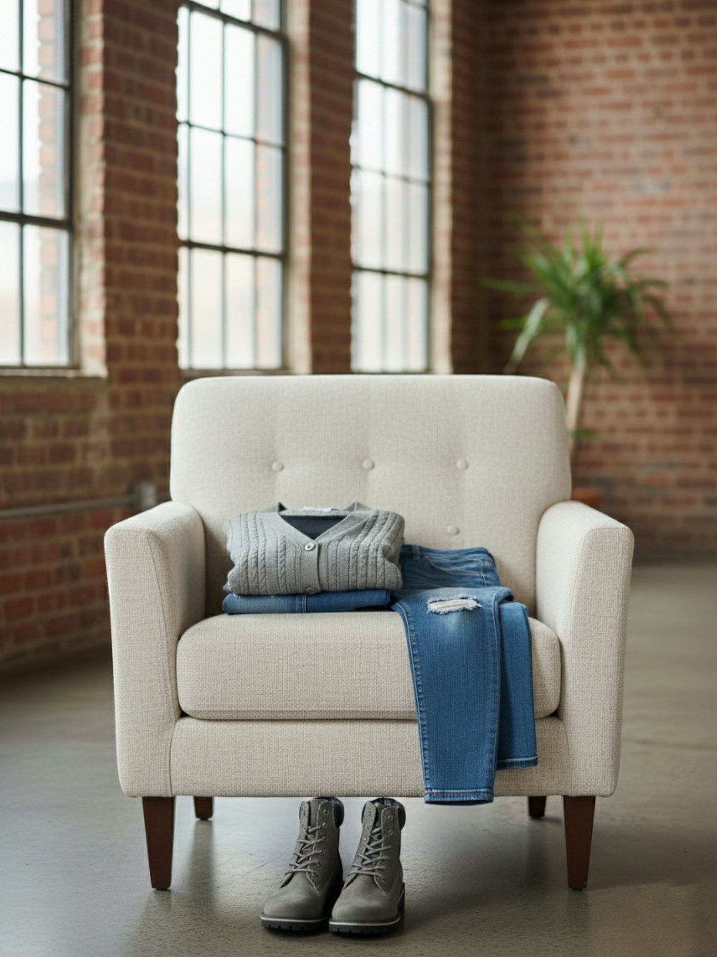 Strickjacke mit Knopfleiste