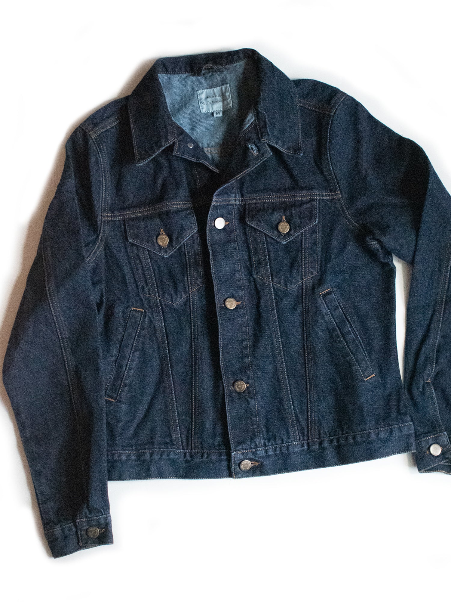Recycelte Denim-Jacke