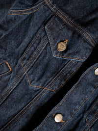 Recycelte Denim-Jacke
