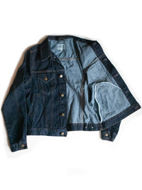Recycelte Denim-Jacke