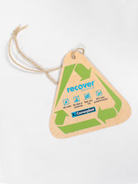 Recycelte Espadrille mit überkreuzten Riemen