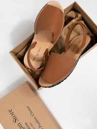 Flache Sandalen