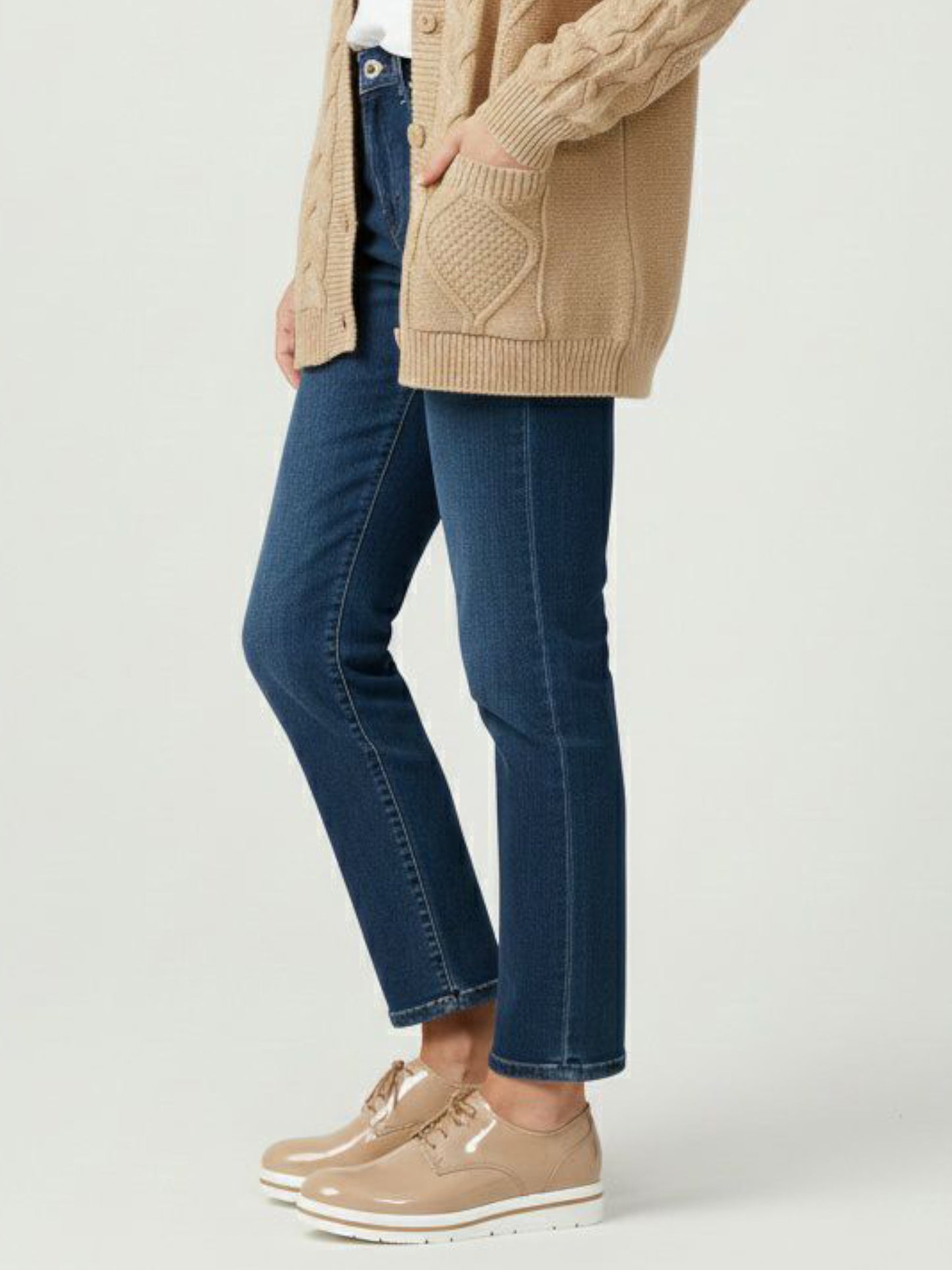 Plateau-Schnürschuhe