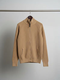 Strickjacke mit durchgehendem Reißverschluss