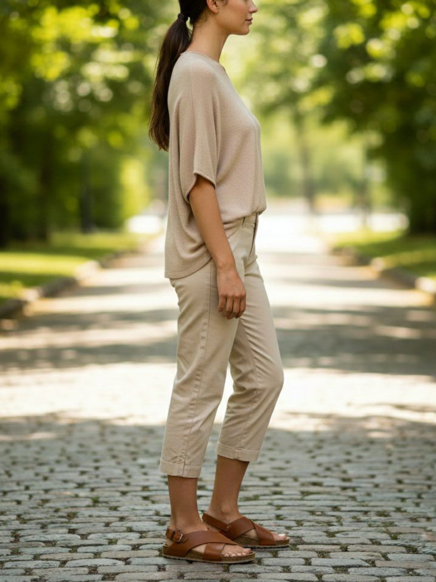 Huarache Fußbett-Sandalen