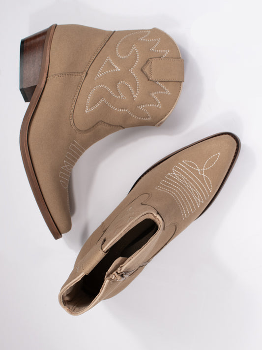 Niedrige Westernstiefel | Vegane Stiefel