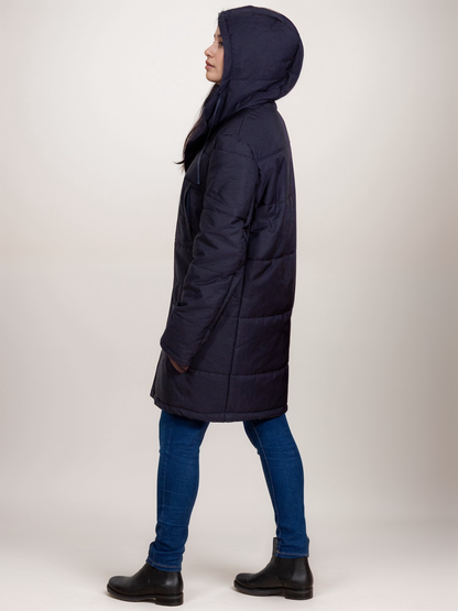 Recycelter gesteppter Parka