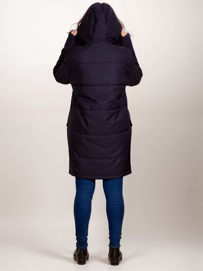 Recycelter gesteppter Parka