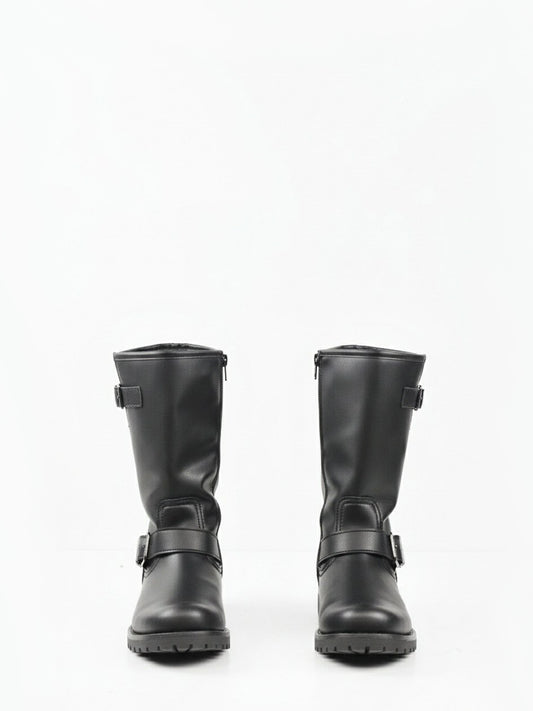 Mittellange Moto-Stiefel | Vegane Stiefel