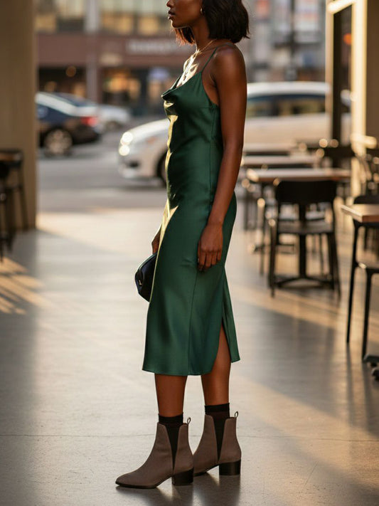 Spitz zulaufende Chelsea-Stiefel | Vegane Stiefel