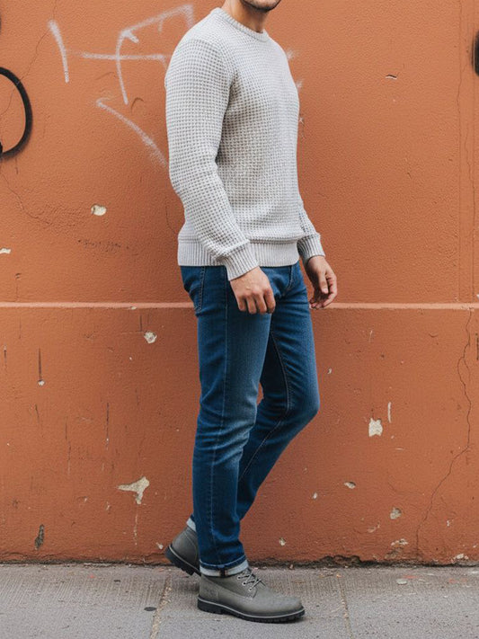 Recycelte Rippe | Vegane Strickwaren