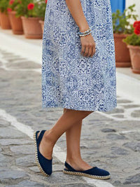 Recycelte Espadrille Slingbacks