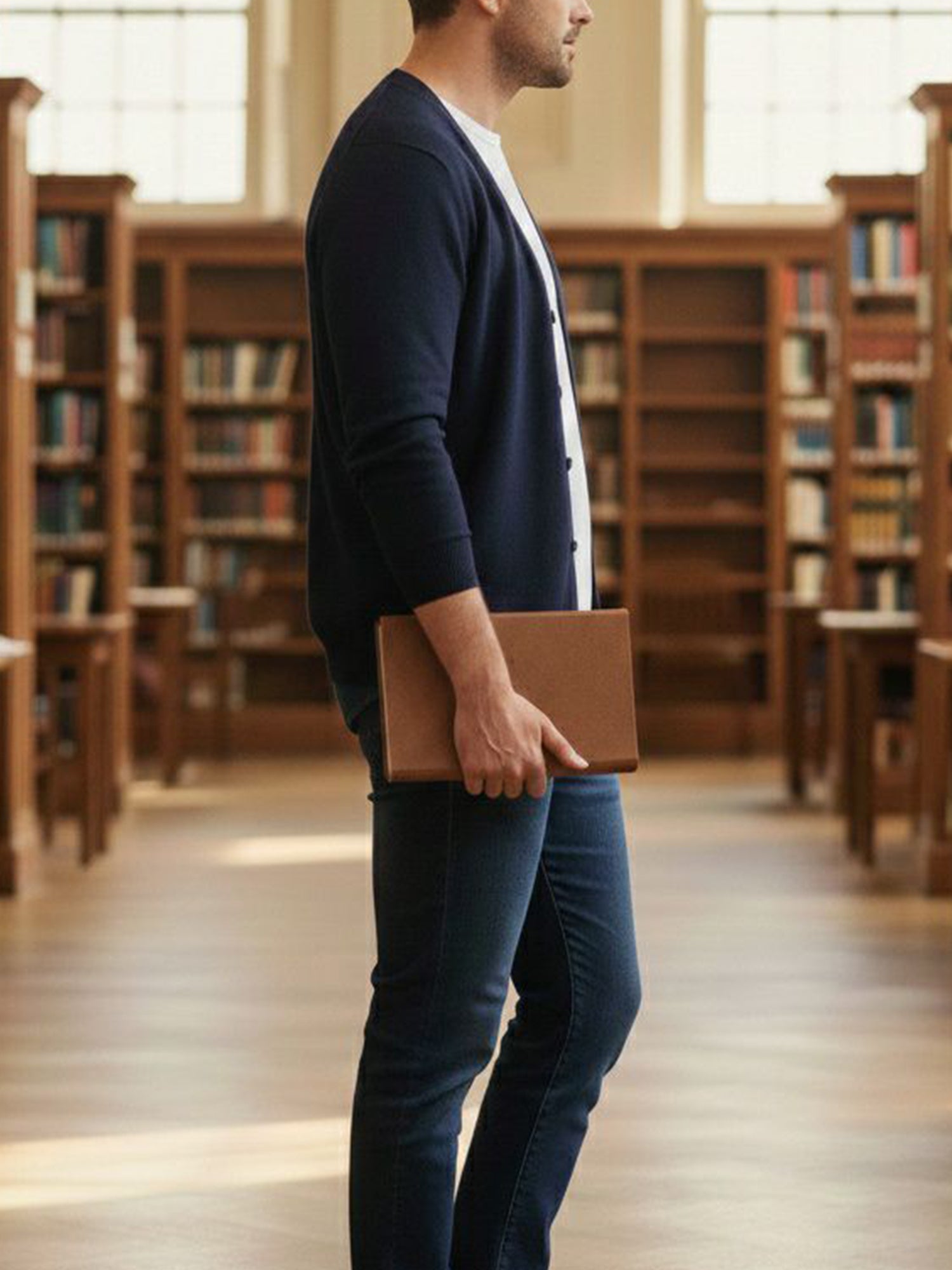Recycelter Strick-Cardigan