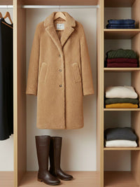 Recycelter Teddy-Mantel