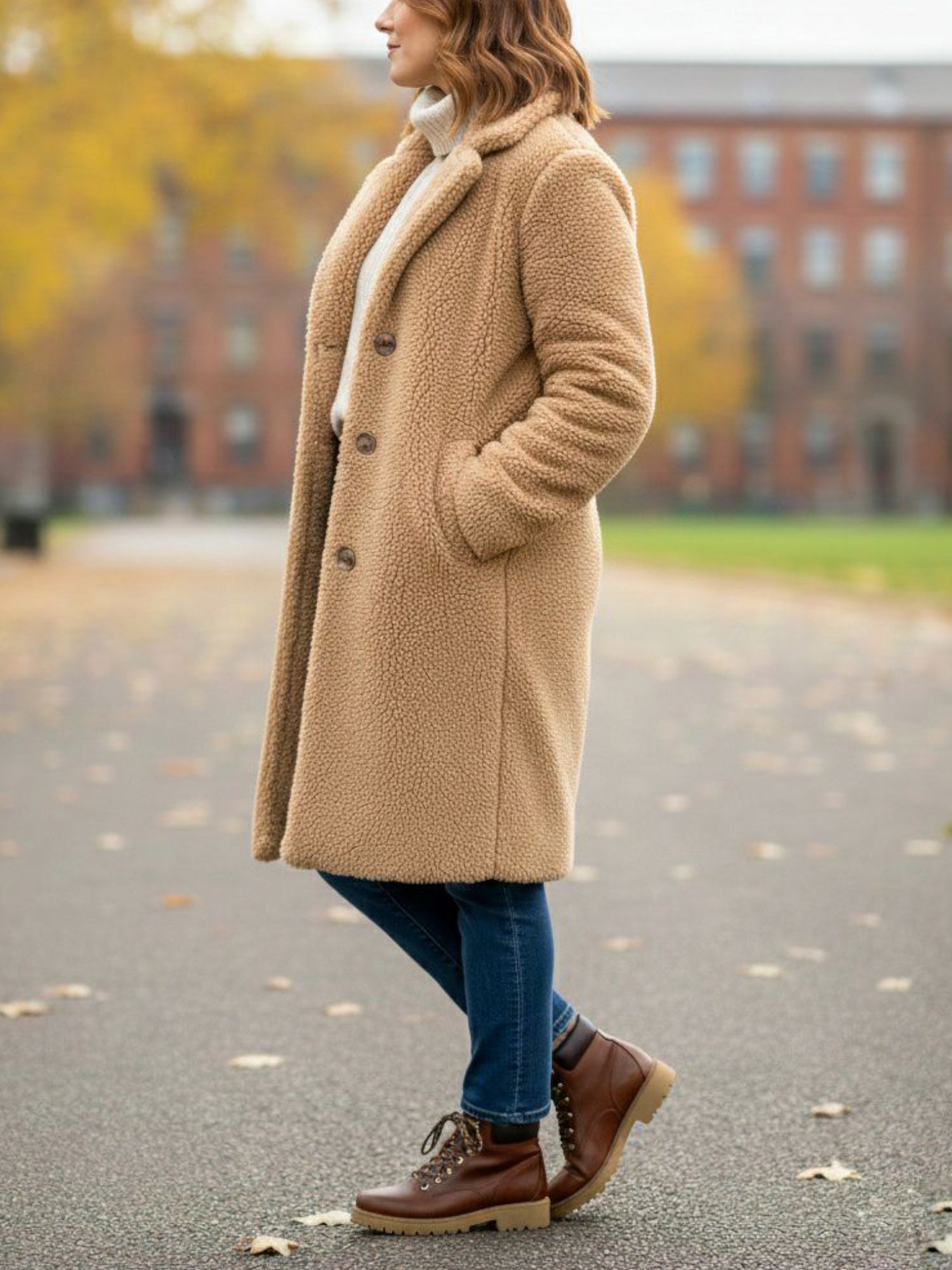 Recycelter Teddy-Mantel