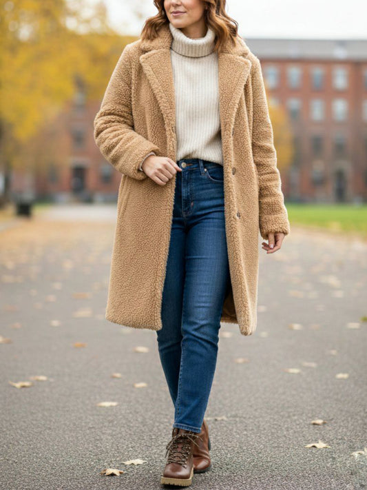 Recycelter Teddy-Mantel | Vegane Mäntel und Jacken