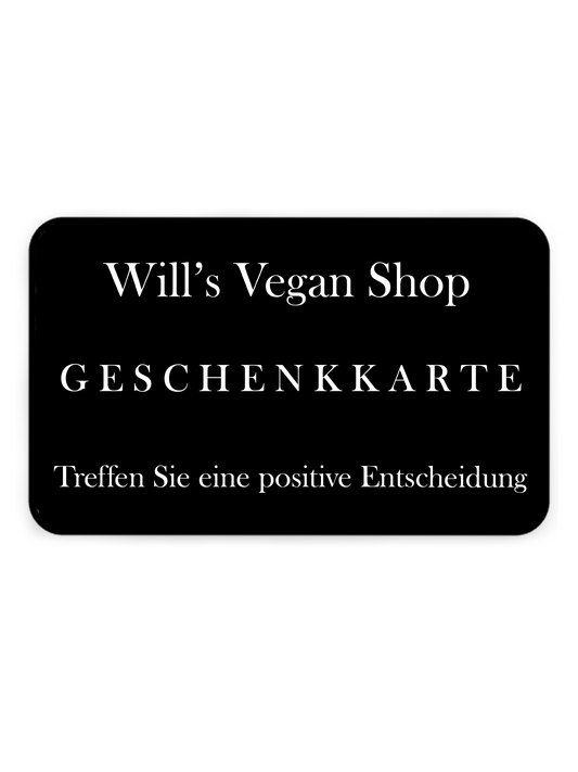 Carte-cadeau Will's Vegan Shop | Cartes cadeaux