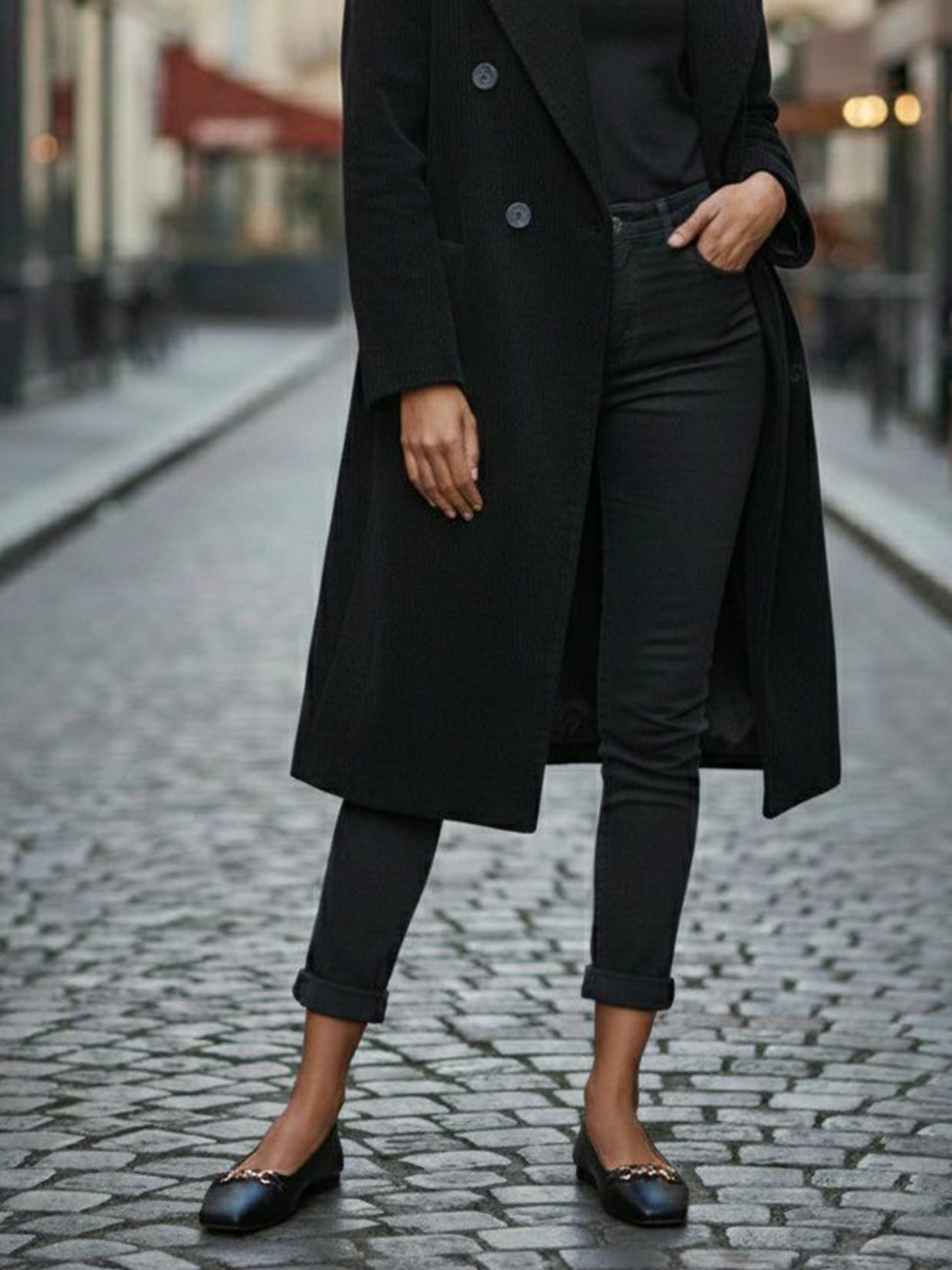 Ballerines à bout carré